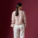 Namira Blush Long Sleeve - Mandalas Women’s Modern Kebaya Top - Mandalas