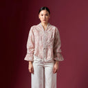 Namira Blush Long Sleeve - Mandalas Women’s Modern Kebaya Top - Mandalas