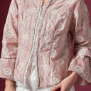 Namira Blush Long Sleeve - Mandalas Women’s Modern Kebaya Top - Mandalas