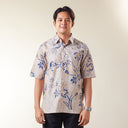 Natami - Mandalas Premium Men's Short Sleeve Batik Shirt - Mandalas