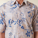 Natami - Mandalas Premium Men's Short Sleeve Batik Shirt - Mandalas