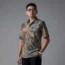 Naublu - Mandalas Kemeja Batik Pria Premium Lengan Pendek - Mandalas