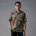 Naublu - Mandalas Kemeja Batik Pria Premium Lengan Pendek - Mandalas