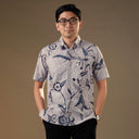 Navirum - Mandalas Kemeja Batik Pria Premium Lengan Pendek - Mandalas