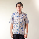 Navirum - Mandalas Premium Men's Short Sleeve Batik Shirt - Mandalas