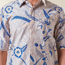Navirum - Mandalas Premium Men's Short Sleeve Batik Shirt - Mandalas