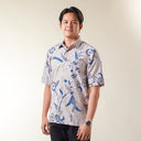 Navirum - Mandalas Premium Men's Short Sleeve Batik Shirt - Mandalas