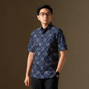 Nayaka - Mandalas Premium Men’s Short Sleeve Batik Shirt - Mandalas