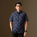 Nayaka - Mandalas Premium Men’s Short Sleeve Batik Shirt - Mandalas