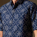 Nayaka - Mandalas Premium Men’s Short Sleeve Batik Shirt - Mandalas