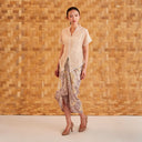 Nayara Short Sleeve – Mandalas Women's Modern Embroidered Cotton Kebaya Top - Mandalas