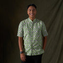 Ngajo - Mandalas Koko Kemeja Batik Pria Premium Lengan Pendek - Mandalas