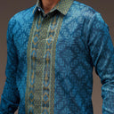 Niladri - Mandalas Kemeja Tenun Pria Songket Handmade Lengan Panjang Premium - Mandalas