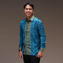 Niladri - Mandalas Kemeja Tenun Pria Songket Handmade Lengan Panjang Premium - Mandalas