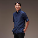 Nilakandra - Mandalas Kemeja Tenun Pria Handmade Lengan Pendek Premium - Mandalas