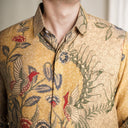 Ningrana - Mandalas Set Sarimbit Couple Kemeja Lengan Panjang dan Rok Batik Premium - Mandalas