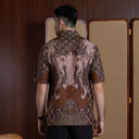 Niranka - Mandalas Kemeja Batik Pria Premium Lengan Pendek - Mandalas