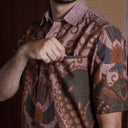 Noedanta - Mandalas Kemeja Batik Pria Premium Lengan Pendek - Mandalas