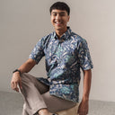 Nuansa - Mandalas Kemeja Batik Pria Premium Lengan Pendek - Mandalas