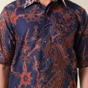 Nugini - Mandalas Kemeja Batik Pria Premium Lengan Pendek - Mandalas