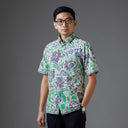 Nugrina - Mandalas Kemeja Batik Pria Premium Lengan Pendek - Mandalas