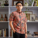 Nukota - Mandalas Kemeja Batik Pria Premium Lengan Pendek - Mandalas