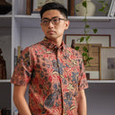 Nukota - Mandalas Kemeja Batik Pria Premium Lengan Pendek - Mandalas