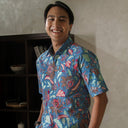 Nuqua - Mandalas Kemeja Batik Pria Premium Lengan Pendek - Mandalas