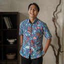 Nuqua - Mandalas Kemeja Batik Pria Premium Lengan Pendek - Mandalas