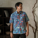 Nuqua - Mandalas Kemeja Batik Pria Premium Lengan Pendek - Mandalas