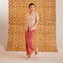 Nuschia - Mandalas Women's Premium Batik Pleated Skirt - Mandalas