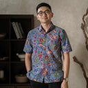Nusena - Mandalas Kemeja Batik Pria Premium Lengan Pendek - Mandalas