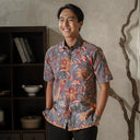 Nutara - Mandalas Kemeja Batik Pria Premium Lengan Pendek - Mandalas