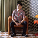 Nuvibu - Mandalas Kemeja Batik Pria Premium Lengan Pendek - Mandalas