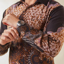 Odian - Mandalas Kemeja Batik Pria Premium Lengan Panjang - Mandalas