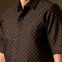 Oktari - Mandalas Premium Men’s Short Sleeve Batik Shirt - Mandalas