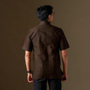 Oktari - Mandalas Premium Men’s Short Sleeve Batik Shirt - Mandalas