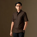 Oktari - Mandalas Premium Men’s Short Sleeve Batik Shirt - Mandalas