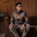 Omega - Mandalas Kemeja Batik Pria Premium Lengan Panjang - Mandalas