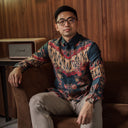 Omega - Mandalas Kemeja Batik Pria Premium Lengan Panjang - Mandalas