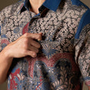 Orien - Mandalas Premium Men’s Short Sleeve Batik Shirt - Mandalas