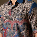 Orien - Mandalas Premium Men’s Short Sleeve Batik Shirt - Mandalas