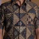 Origima - Mandalas Kemeja Batik Pria Premium Lengan Pendek - Mandalas