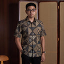 Origima - Mandalas Kemeja Batik Pria Premium Lengan Pendek - Mandalas