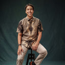 Ovidian - Mandalas Kemeja Batik Pria Premium Lengan Pendek - Mandalas