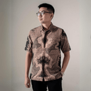 Oviron - Mandalas Kemeja Batik Pria Premium Lengan Pendek - Mandalas