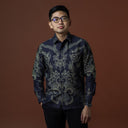 Owal - Mandalas Kemeja Batik Pria Premium Lengan Panjang - Mandalas