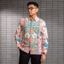 Padma - Mandalas Set Sarimbit Couple Kemeja Lengan Panjang dan Rok Batik Premium - Mandalas
