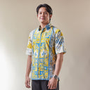 Padu - Mandalas Premium Men's Short Sleeve Batik Shirt - Mandalas