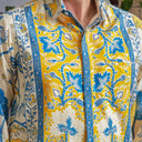 Padu - Mandalas Set Sarimbit Couple Kemeja Lengan Panjang dan Rok Batik Premium - Mandalas